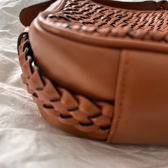 Talbots Brown Leather Woven Bag with Braided Straps – Excellent Condition - Picture 14 of 14
